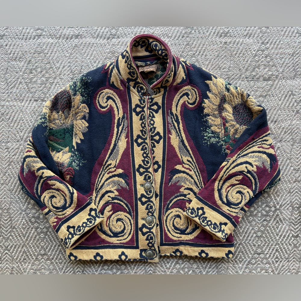 Painted‎ Pony Sunflower Tapestry Jacket One Size Western Boho Festival